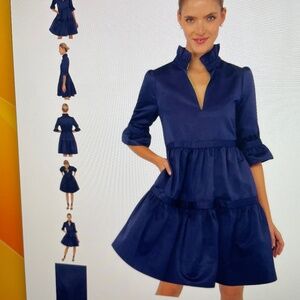 Gretchen Scott Tear Drop-Faille Dress